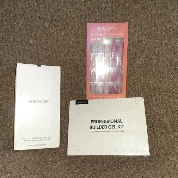 MOROVAN-Acrylic Powder&Liquid-Professional Acrylic Nail System & Builder Gel Kit - Picture 1 of 5